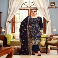 alok suits suroor velvet designer winter wear unstitch ladies suits