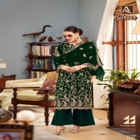 alok suits suroor velvet designer winter wear unstitch ladies suits