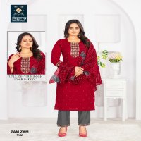 zam zam by jiyana embroidery work mango silk readymade ladies suits