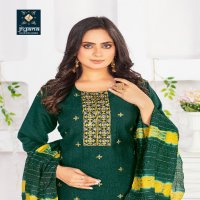 zam zam by jiyana embroidery work mango silk readymade ladies suits