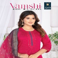 jiyana vamshi embroidery work vertican readymade ladies suits