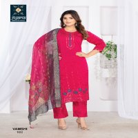 jiyana vamshi embroidery work vertican readymade ladies suits