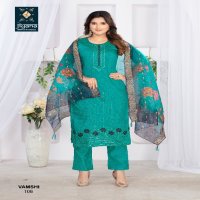 jiyana vamshi embroidery work vertican readymade ladies suits