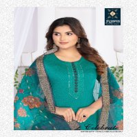 jiyana vamshi embroidery work vertican readymade ladies suits