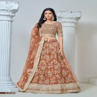 Mehvish Vol-6 Wholesale Designer Net Fabrics Lehenga Choli