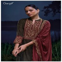 Ganga Siara S3065 Wholesale Fine Velvet Winter Salwar Kameez