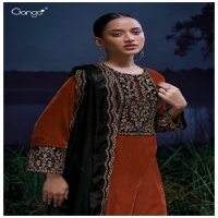 Ganga Siara S3065 Wholesale Fine Velvet Winter Salwar Kameez