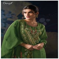 Ganga Alpa S3102 Wholesale Pure Bemberg Silk Salwar Suits