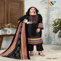 Vandana Karachi King Vol-6 Wholesale Cotton Printed Dress Material