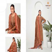 SURYAJYOTI KALKI VOL 20 NECK EMBROIDERY WORK 3PCS SALWAR SUITS