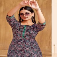 Miss World Khushi Vol-1 Wholesale Fancy Top Cotton Printed Short Tops