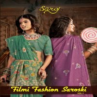 Saroj Filmi Fashion Saroski vol-1 wholesale Soft Organza Sarees