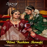 Saroj Filmi Fashion Saroski vol-2 wholesale Soft Organza Sarees