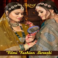 Saroj Filmi Fashion Saroski vol-3 wholesale Soft Organza Sarees