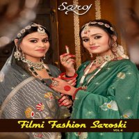 Saroj Filmi Fashion Saroski vol-6 wholesale Soft Organza Sarees