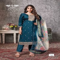 sunshine vol 2 by anjali readymade classic 3pcs dress exports