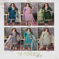 sunshine vol 2 by anjali readymade classic 3pcs dress exports