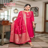 sargam by ossm viscose roman silk fully stitch stylish ladies suit