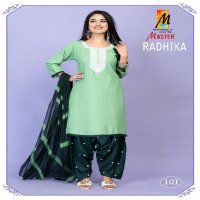 radhika by master beautiful rayon readymade unique patiyala ladies suits