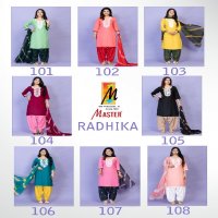radhika by master beautiful rayon readymade unique patiyala ladies suits