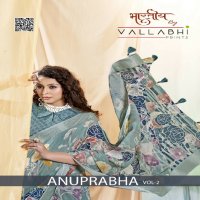 Vallabhi Anuprabha Vol-2 Wholesale Linen Fabrics Sarees