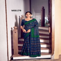 Mira Bela MB172 To MB191 Wholesale Bagru Print Ethnic Sarees