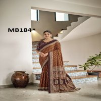 Mira Bela MB172 To MB191 Wholesale Bagru Print Ethnic Sarees