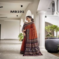 Mira Bela MB172 To MB191 Wholesale Bagru Print Ethnic Sarees