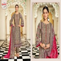 Pakiza Print Bin Saeed Vol-48 Wholesale Kashmiri Neck Work Dress Material
