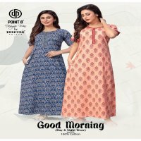 Deeptex By Point 8 Good Morning Vol-2 Wholesale Cotton Fabrics Nighty Catalog