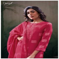 Ganga Hanisha S3100 Wholesale Pure Bemberg Silk With Hand Work Salwar Suits