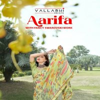 Vallabhi Aarifa Wholesale Fancy Swaroski Work Ethnic Sarees