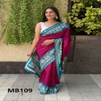 Mira Bela MB105 TO MB115 Wholesale Super Crepe Silk Ethnic Sarees