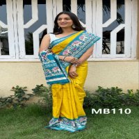 Mira Bela MB105 TO MB115 Wholesale Super Crepe Silk Ethnic Sarees