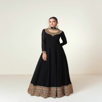 Aashirwad Virasat Wholesale Free Size Stitched Gown With Dupatta