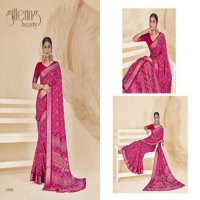 shubh shree creation hi tech trendy design dola silk saree exports
