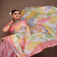 dhaga aavi vol 2 daily wear chiffon fancy saree wholesaler
