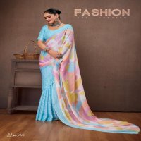 dhaga aavi vol 2 daily wear chiffon fancy saree wholesaler