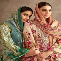 alok suit begin qudrat vol 9 pakistani printed cotton salwar kameez