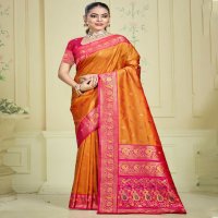 bunawat rajsangini silk wedding festival wear silk fabric saree collection