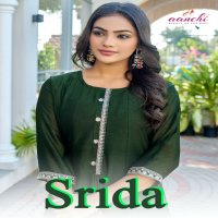 aanchi srida vichitra readymade attractive look flair kali cut kurtis