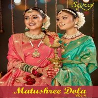 Saroj Matushree Dola Vol-4 Wholesale Soft Dola With Rich Pallu Sarees