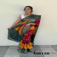 Mira Bela MB122 TO MB129 Wholesale Dola Silk Ethnic Sarees