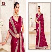 Saree Palace D.no 2001 To 2005 Series Wholesale Vichitra Silk Sarees