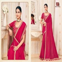 Saree Palace D.no 1001 To 1005 Series Wholesale Vichitra Silk Sarees