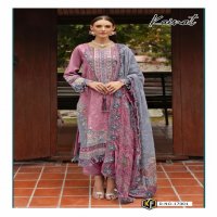 Keval Fab Kainat Vol-17 Luxury Lawn Collection Cotton Dress Material