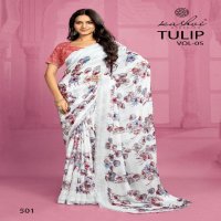 kashvi creation tulip vol 5 latest collection cotton rimzim saree