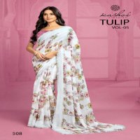 kashvi creation tulip vol 5 latest collection cotton rimzim saree