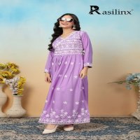 Rasili Nx Sui Dhaga Vol-4 Wholesale Chikankari Gown Kurti With Pant Set