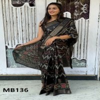 Mira Bela MB130 To MB145 Wholesale Cotton Silk Fabrics Ethnic Sarees